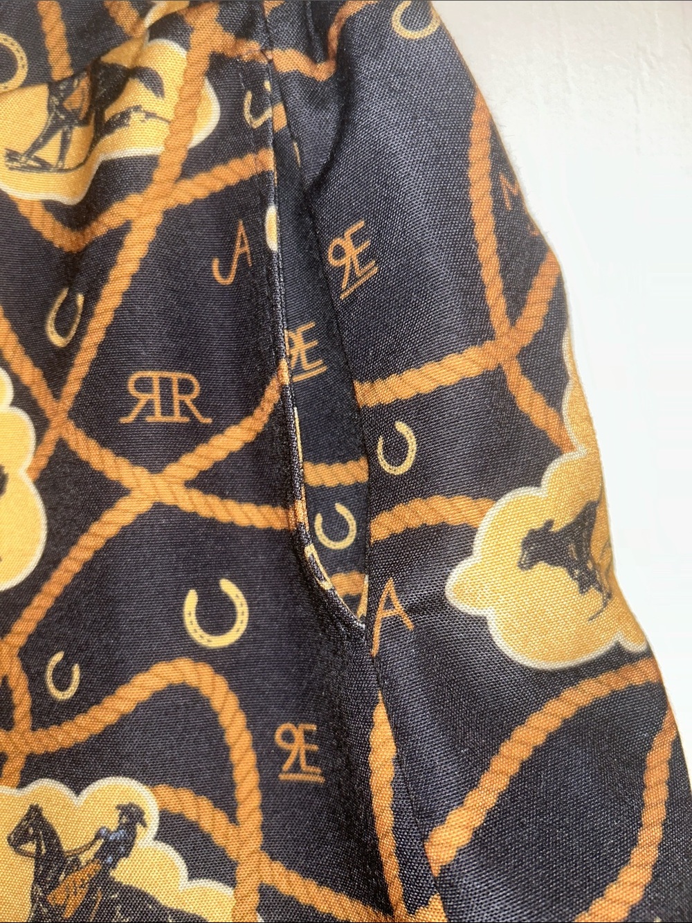 Black & tan western Print Mini Skirt by 2FLY - Picture 4 of 7